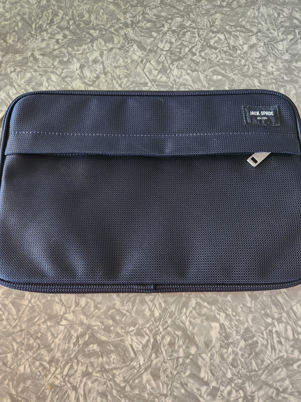 Jack Spade Navy Laptop & Tech Organizer Pouch